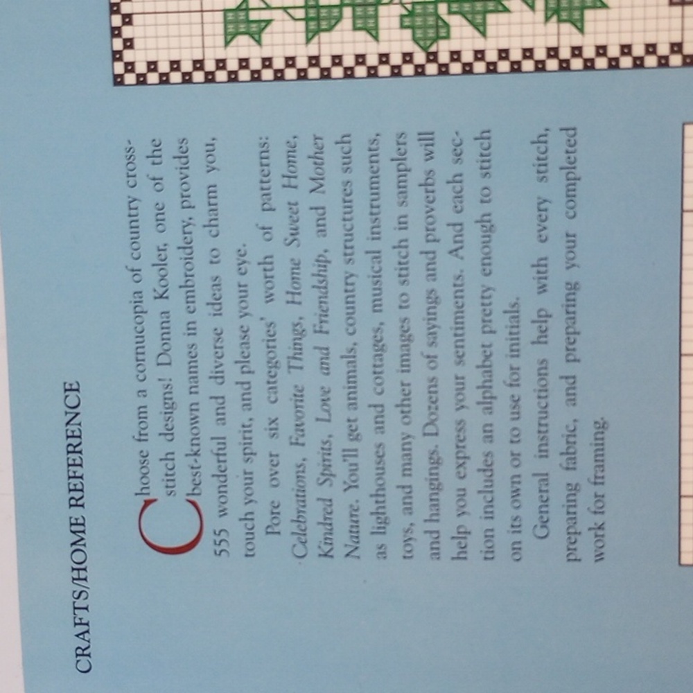 Donna Kooler's 555 Country Cross-Stitch Patterns, Vintage Craft Book - Picture 3 of 7